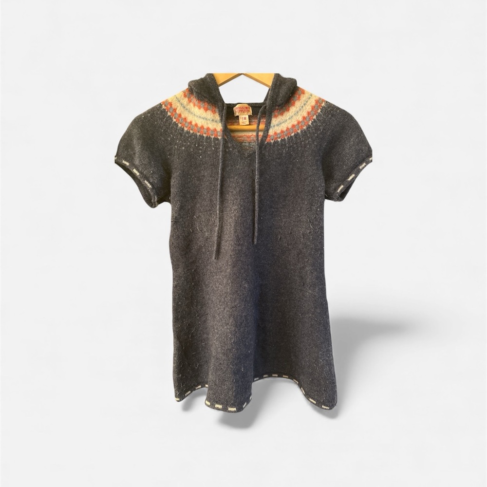 Mossimo Supply Co. Hoodie - Black with Orange and Yellow Accents
